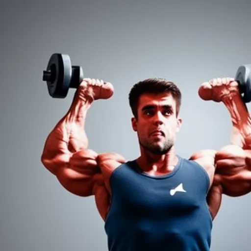 

The image shows a person lifting a dumbbell with ease, disproving the common myth that lifting weights makes you bulky and musclebound.