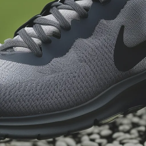 

The image shows a pair of Nike sports shoes with a sturdy sole and a breathable mesh fabric, ideal for outdoor activities and sports.